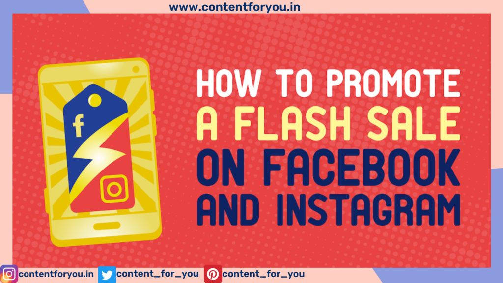 How To Promote A Flash Sale On Facebook And Instagram​