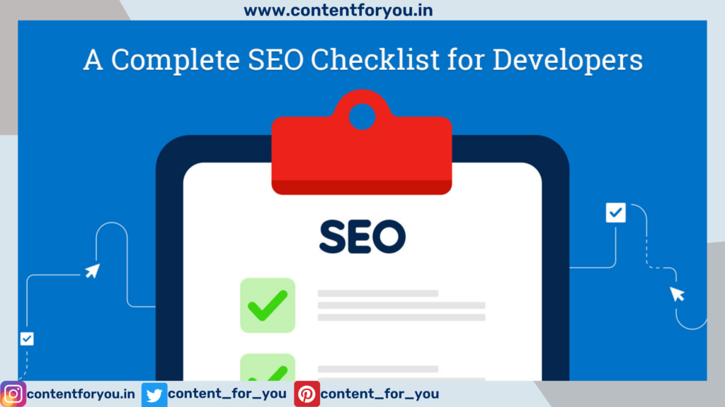 The Complete SEO Checklist