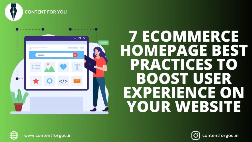 7 eCommerce Homepage Best Practices to Boost User Experience On Your Website