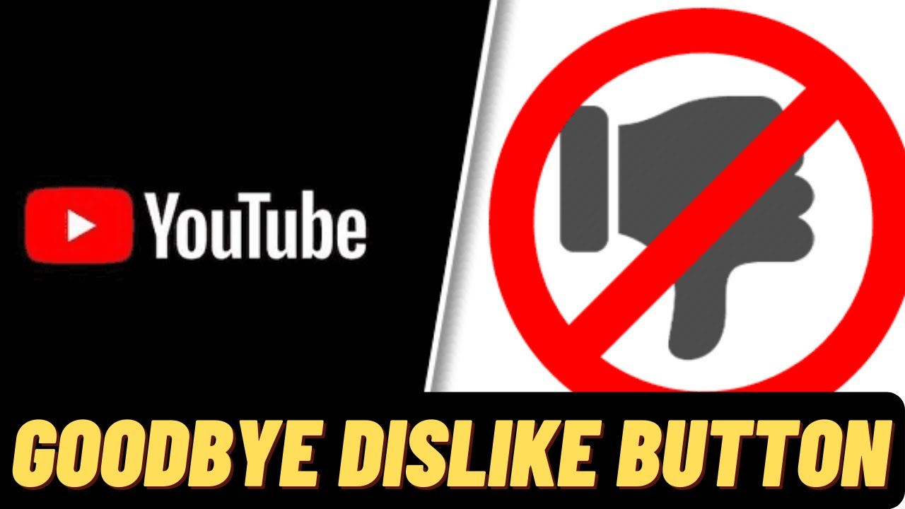 youtube removing dislike button
