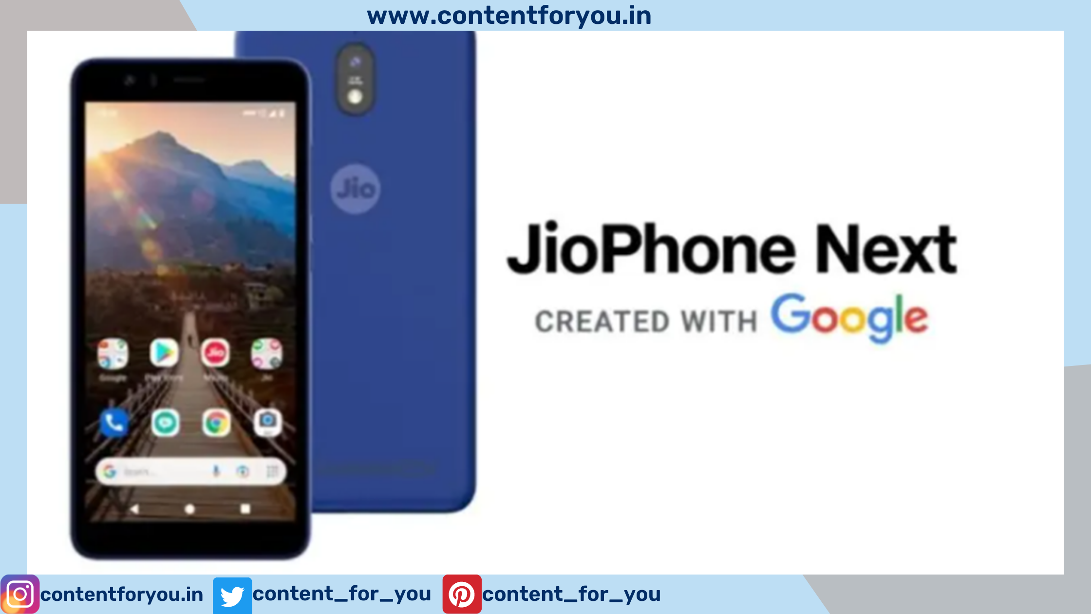 Now buy your Jio Phone Next smartphone